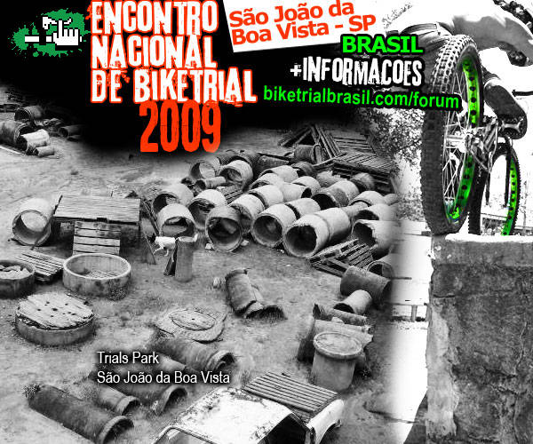 Encontro Biketrial en Brazil 2009