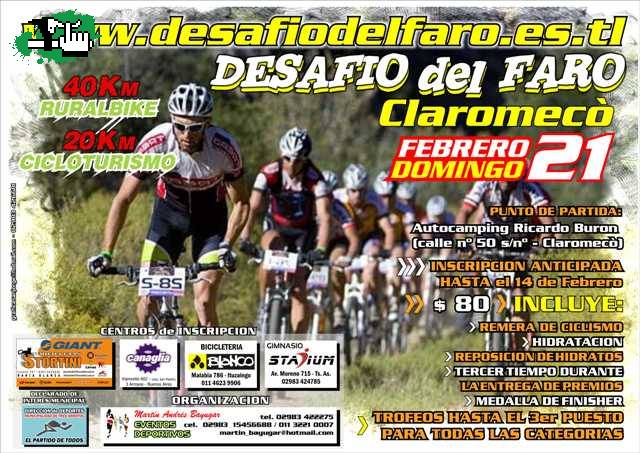 DESAFIO DEL FARO - Rally Bike y Cicloturismo - CLAROMECO