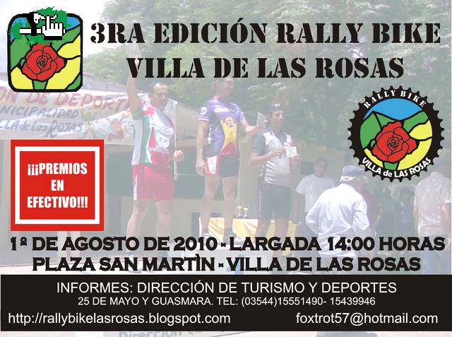 rally bike villa de las rosas 3ª edicion