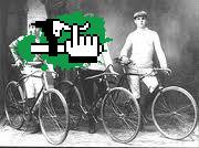 Dos afanosos Ciclistas el 22/09/1921