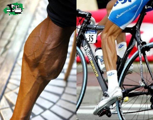 Dos ciclistas muy diferentes jajaja