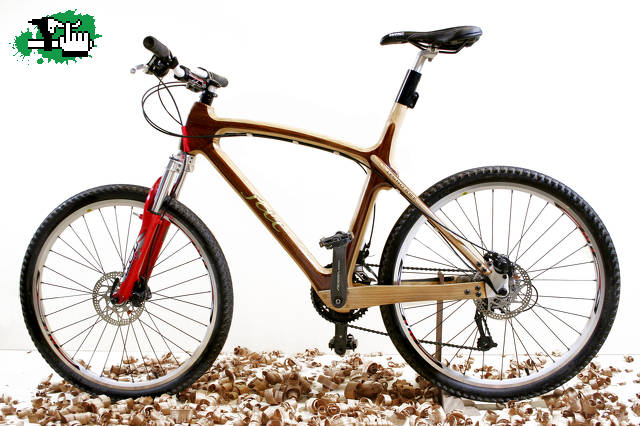 Mountain bike de madera