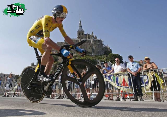 100 Tour de Francia 2013...Etapa 11.(crono individual 33 km)...Gana Tony Martin...Lder: Froome.