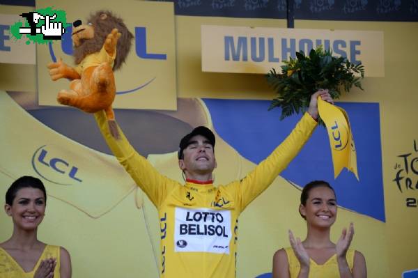 Tour de Francia 2014...Etapa 9...Gana Tony Martin..Lder: Gallopin.