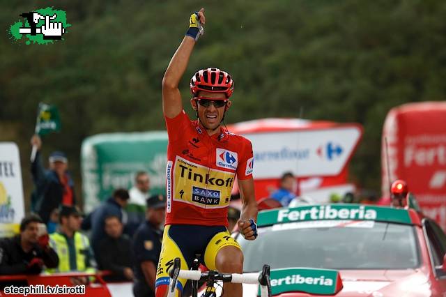 Vuelta a Espaa 2014...Etapa 16...Gana espaol Alberto Contador... Lder: Contador