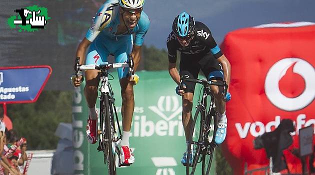 Vuelta a Espaa 2014...Etapa 18...Gana italiano  Fabio Aru... Lder: Contador.
