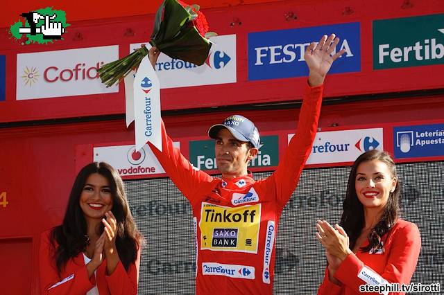 Vuelta a Espaa 2014...Etapa 20...Gana espaol Alberto Contador... Lder: Contador.