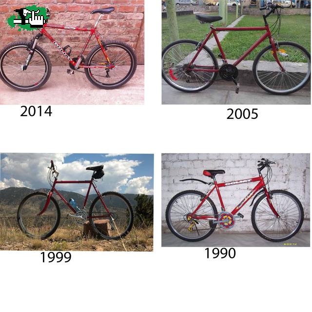 Bicicleta Goliat Restaurada evolucion 