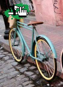 Bici Monochrome Verde , llantas lima Robada en Devoto