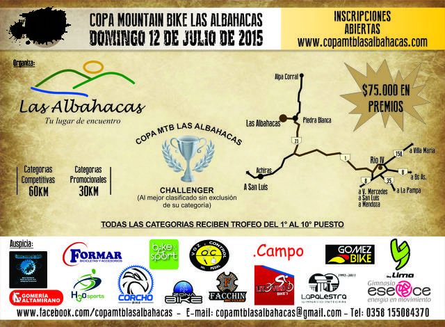 Copa mtb Las Albahacas 2015 rally