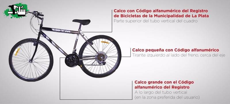 Registro unico de bicicletas en la Plata