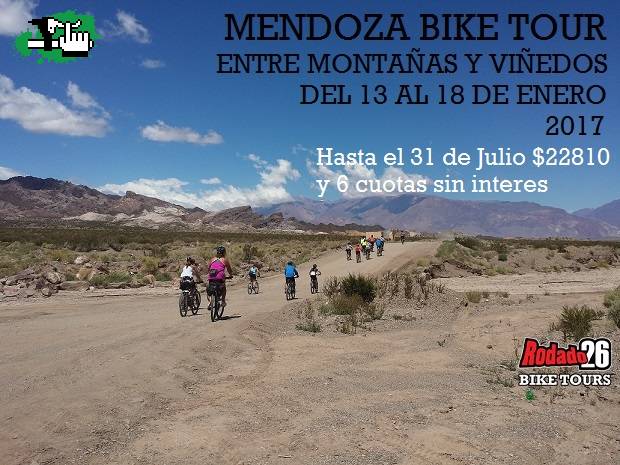 Mendoza Bike Tour, entre montaas y viedos.