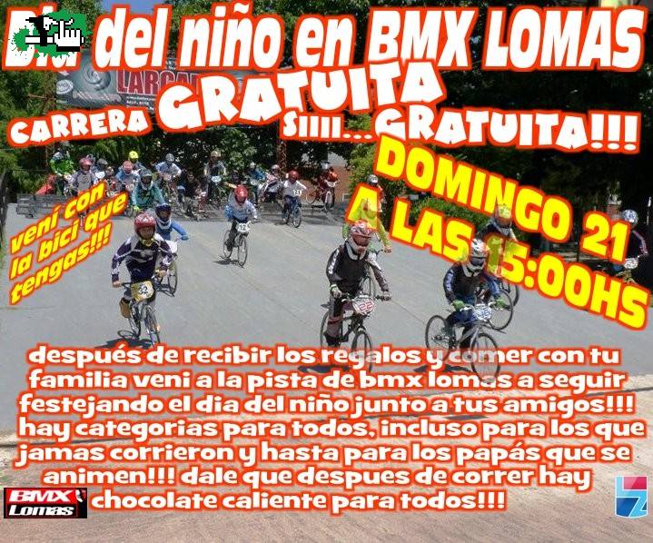 CARRERA EN BMX LOMAS GRATIS!!!!