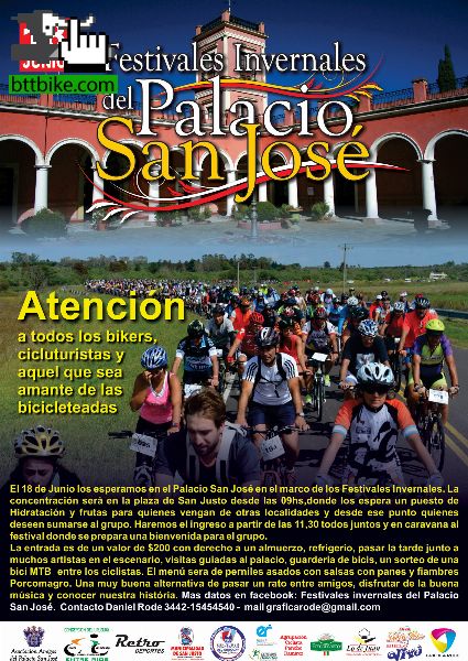 cicloturismo al Palacio San Jos