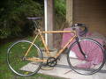 foto de bicicleta de bambu